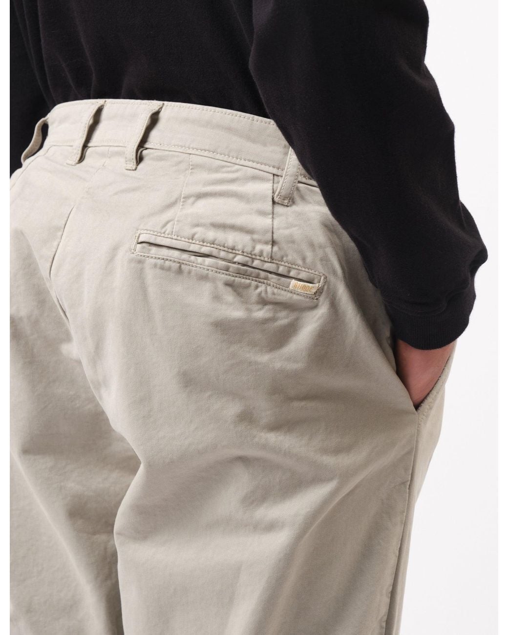 BHODE Black Two Pleat Pant for men