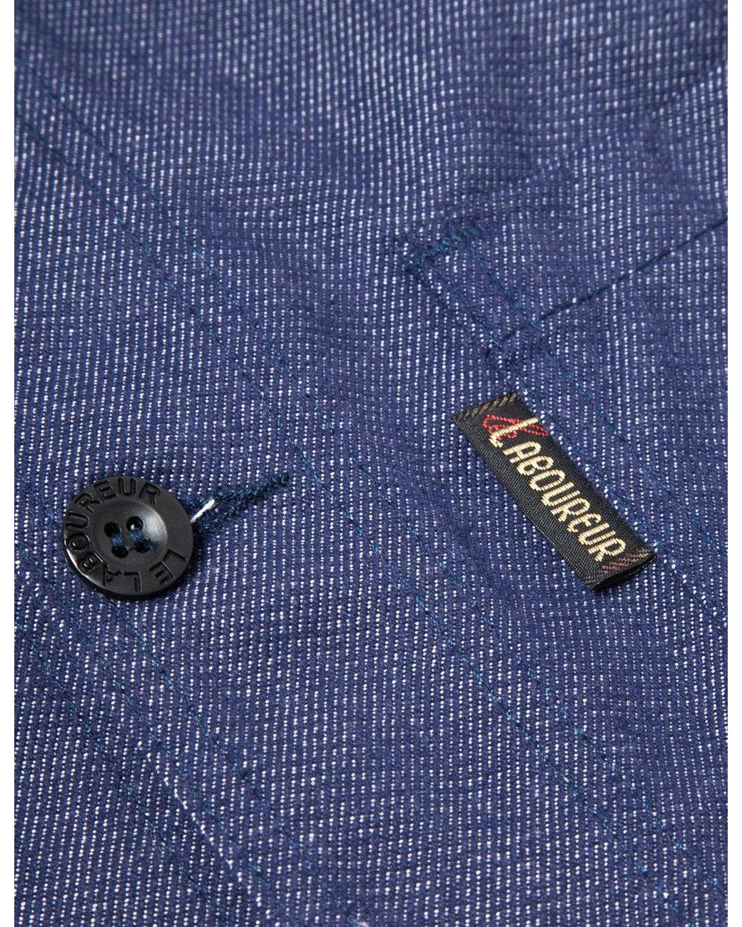 Le Laboureur Blue Denim Work Jacket for men