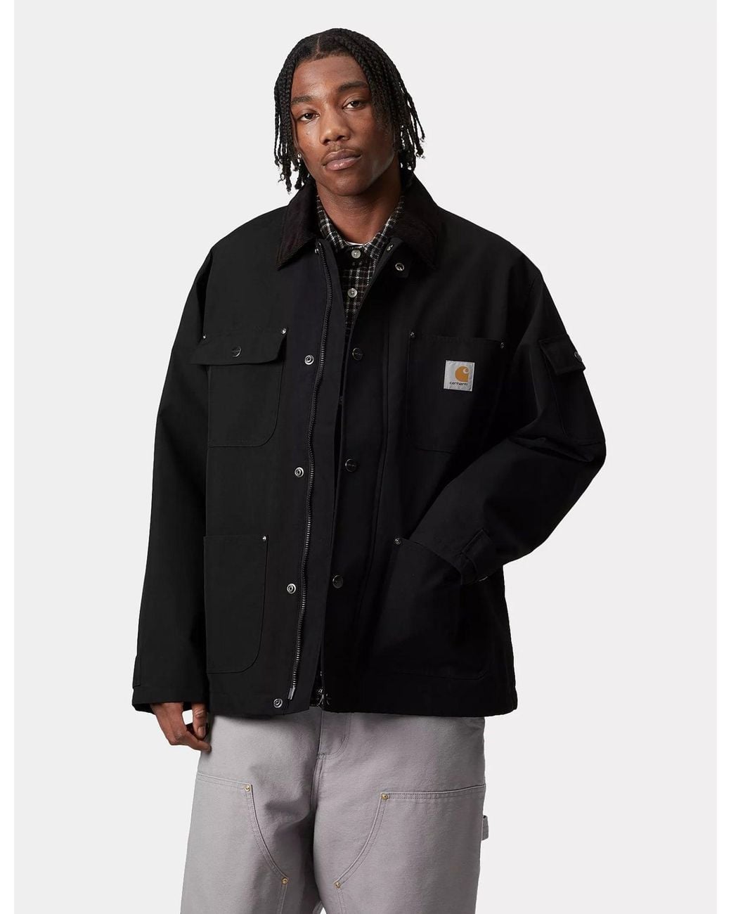 Carhartt Black Clapton Jacket for men