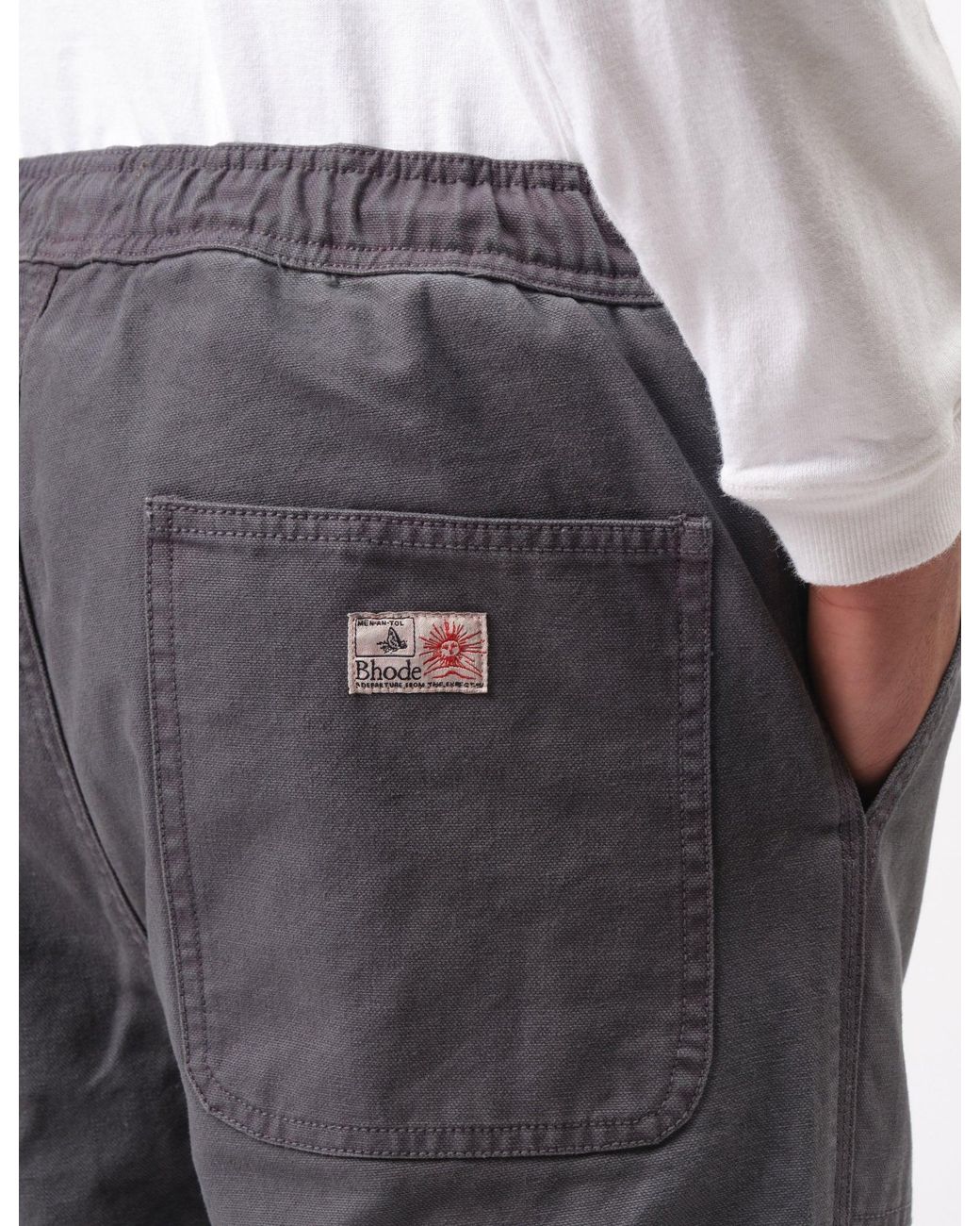 BHODE Gray Fatigue Pant Canvas for men