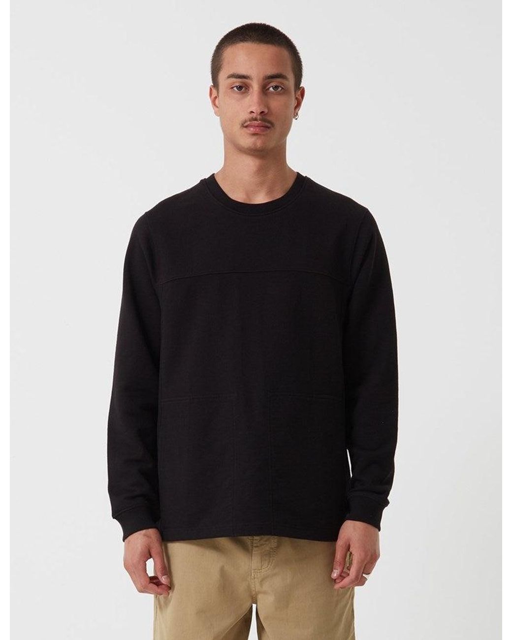 Folk Black Sigma Sweat for men