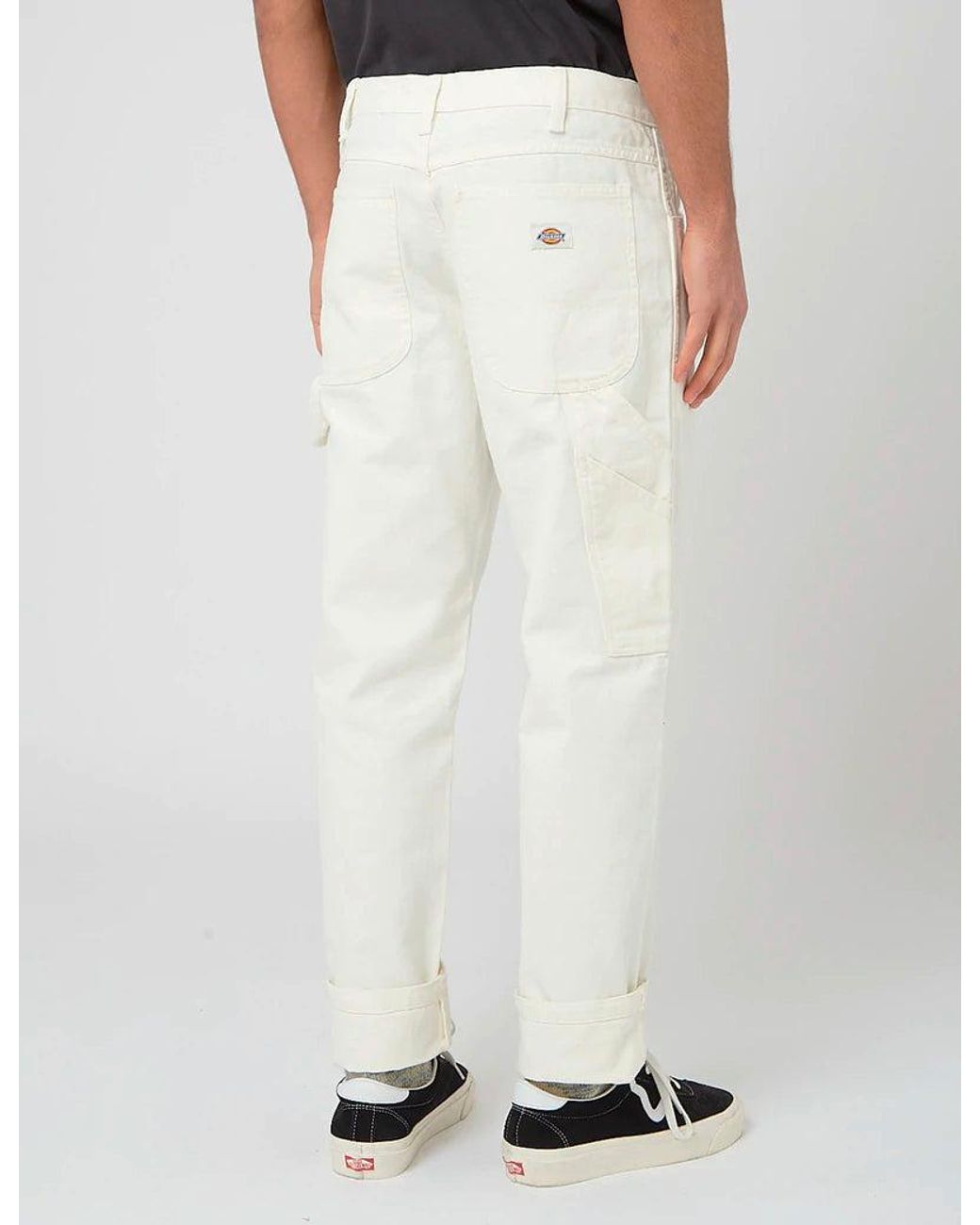 Dickies White Dc Carpenter Pant for men