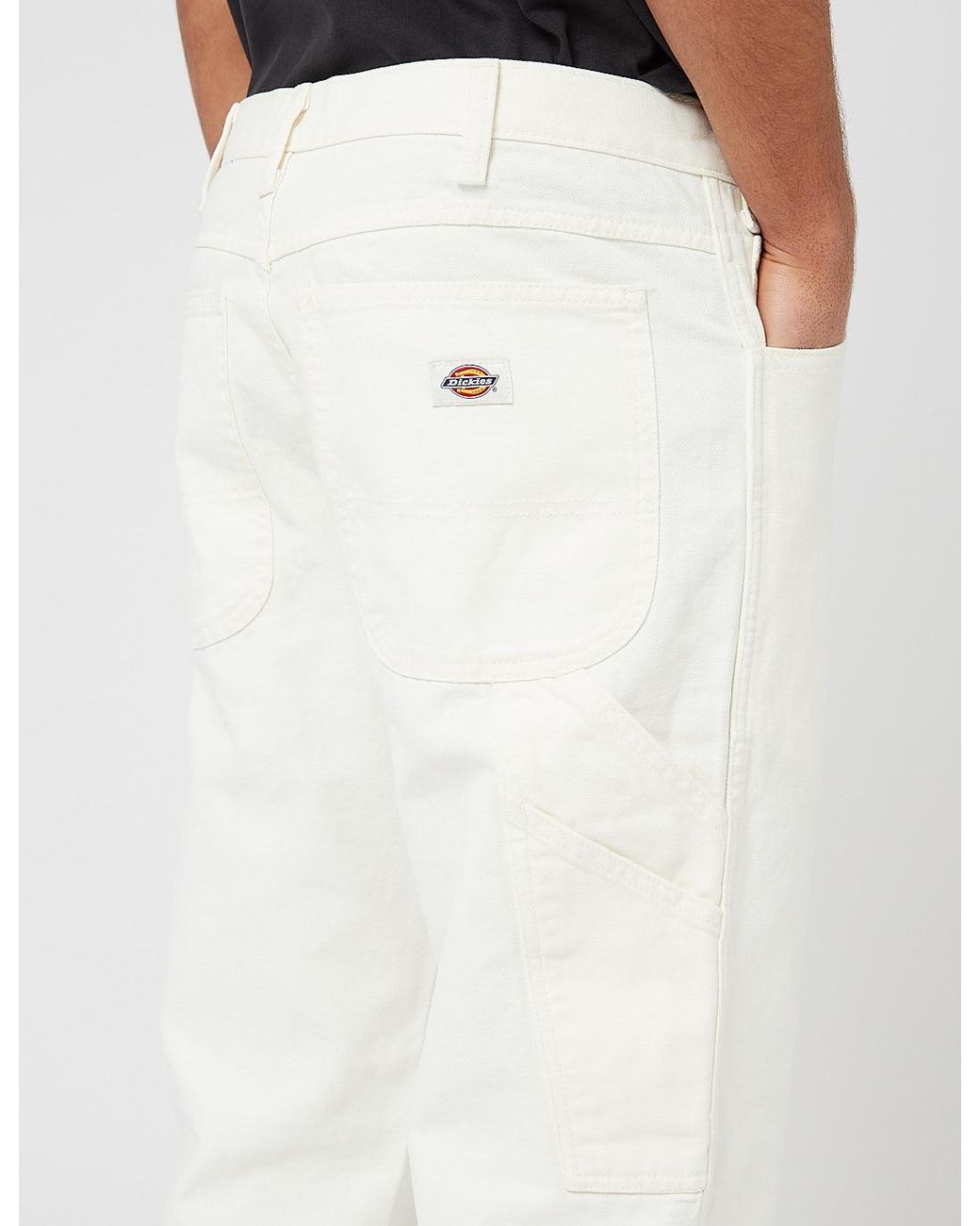 Dickies White Dc Carpenter Pant for men