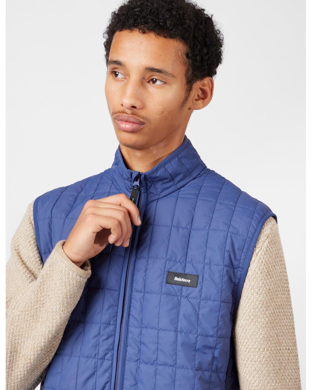 FINISTERRE Blue Firecrest Gilet for men