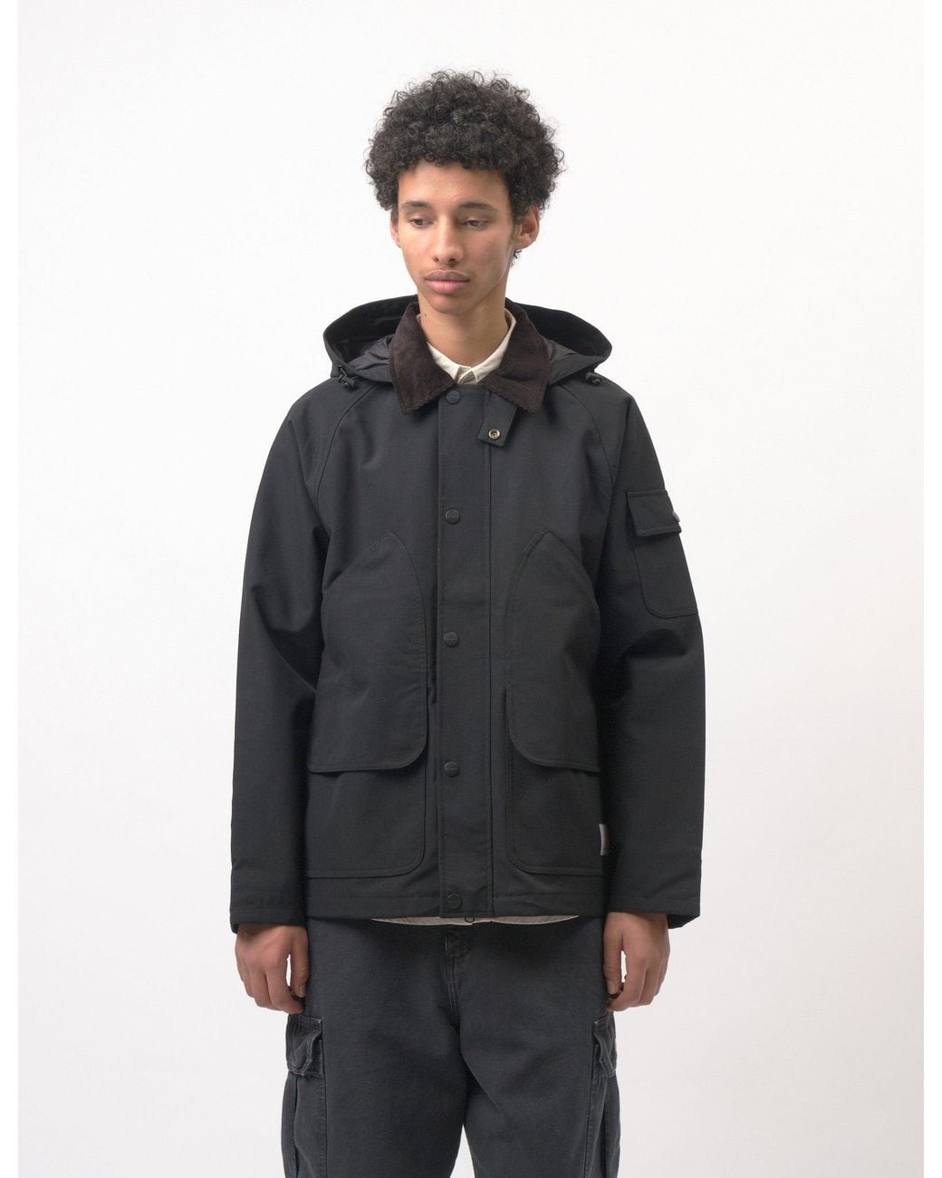 Carhartt Black Clarton Jacket for men