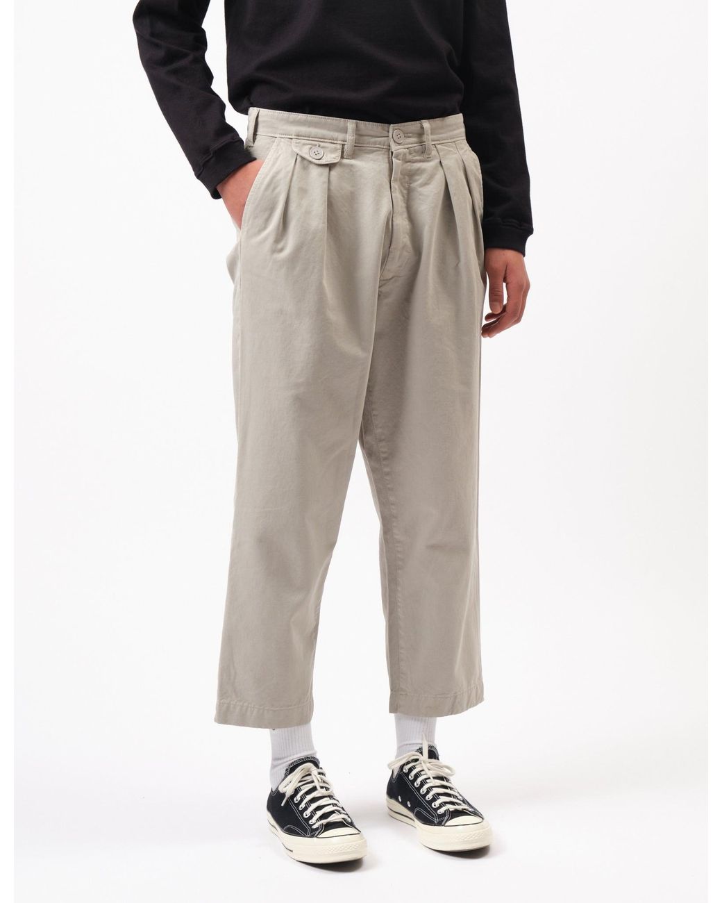BHODE Black Two Pleat Pant for men