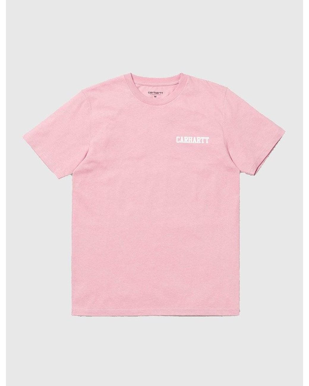 Carhartt Pink Wip College Script T-Shirt for men