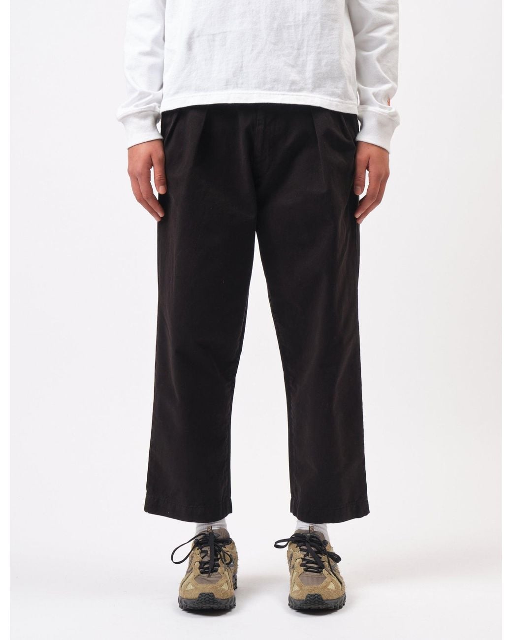 BHODE Black Two Pleat Pant for men