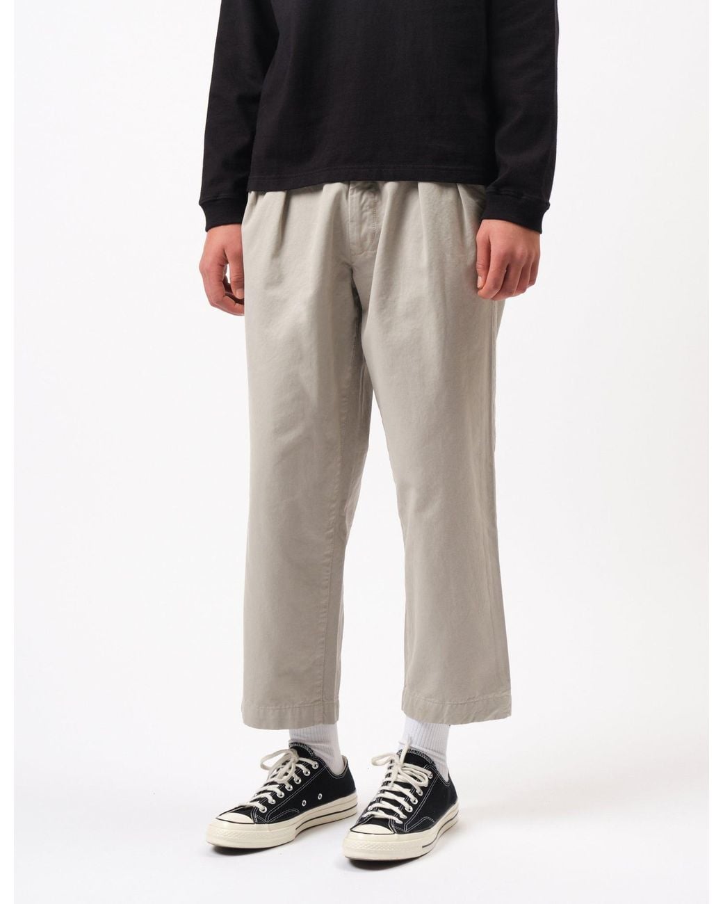 BHODE Black Two Pleat Pant for men