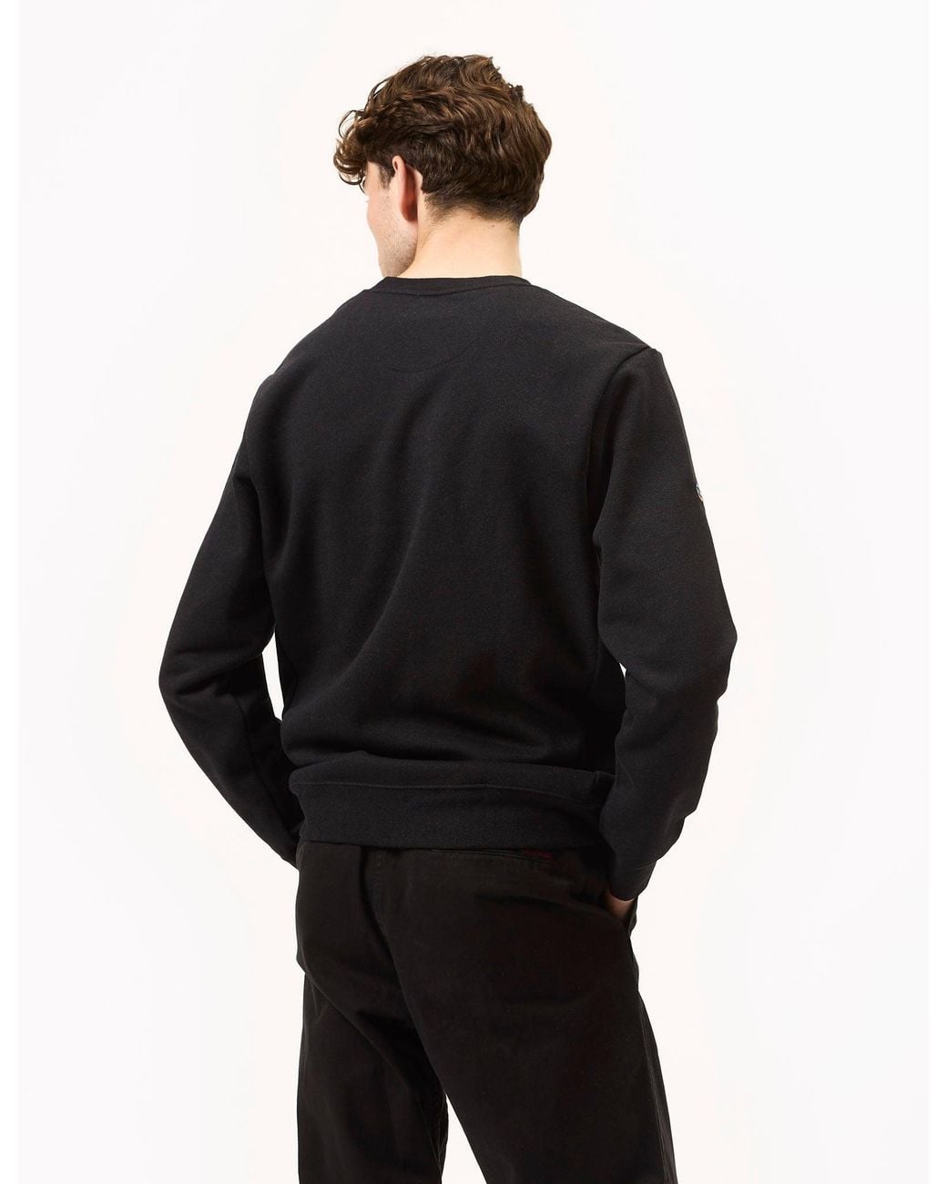 Patagonia Black Fitz Roy Icon Uprisal Crew Sweatshirt for men