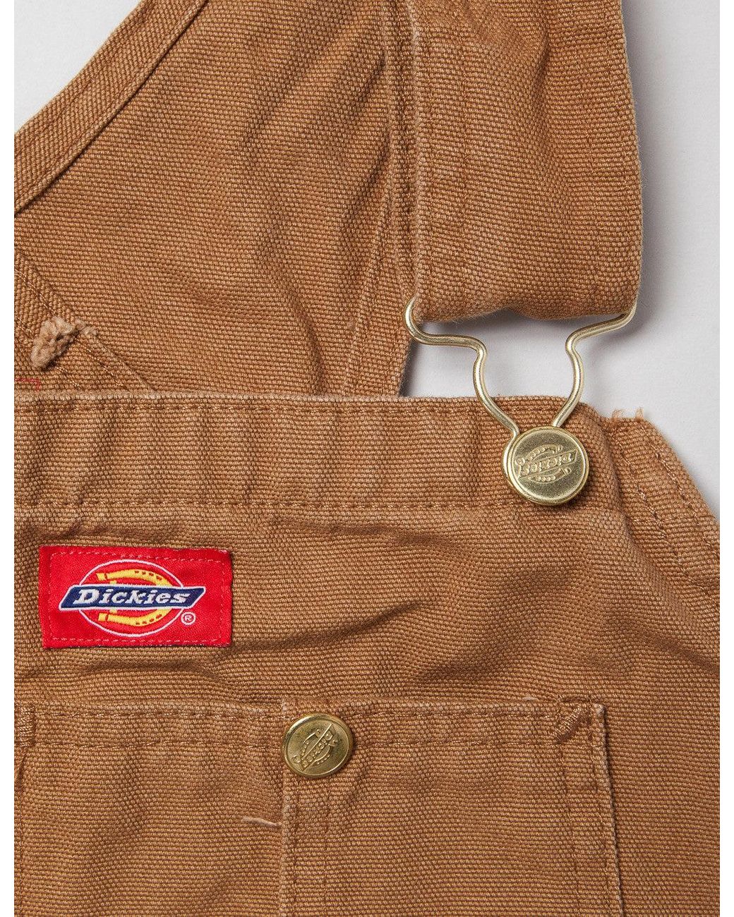 Dickies White Bib Overalls for men