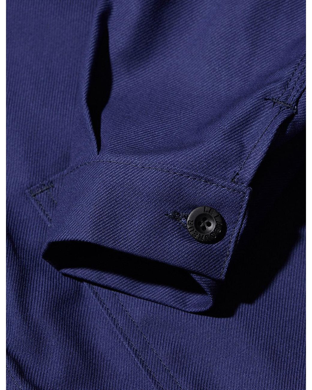 Le Laboureur Blue Cotton Work Jacket for men