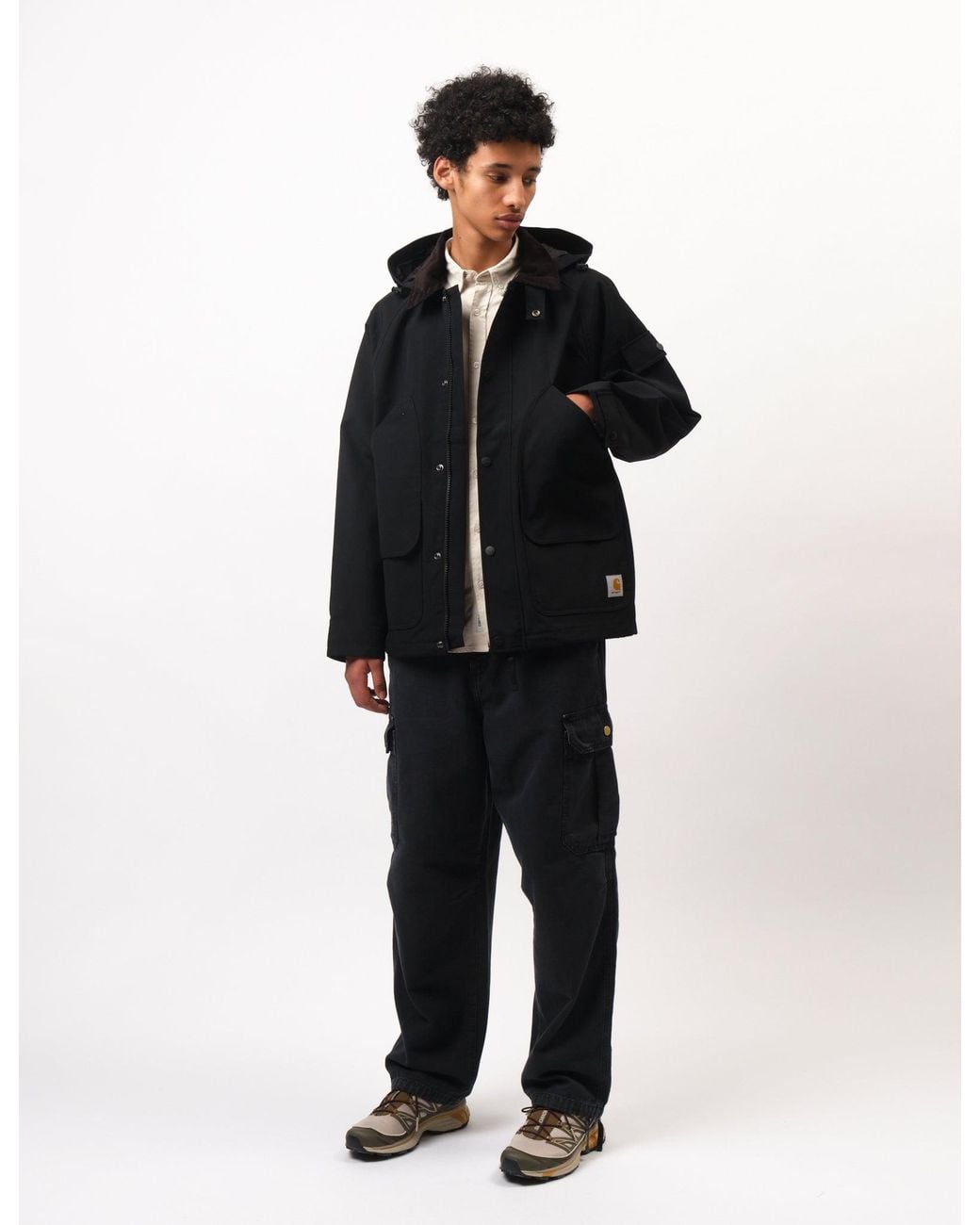 Carhartt Black Clarton Jacket for men