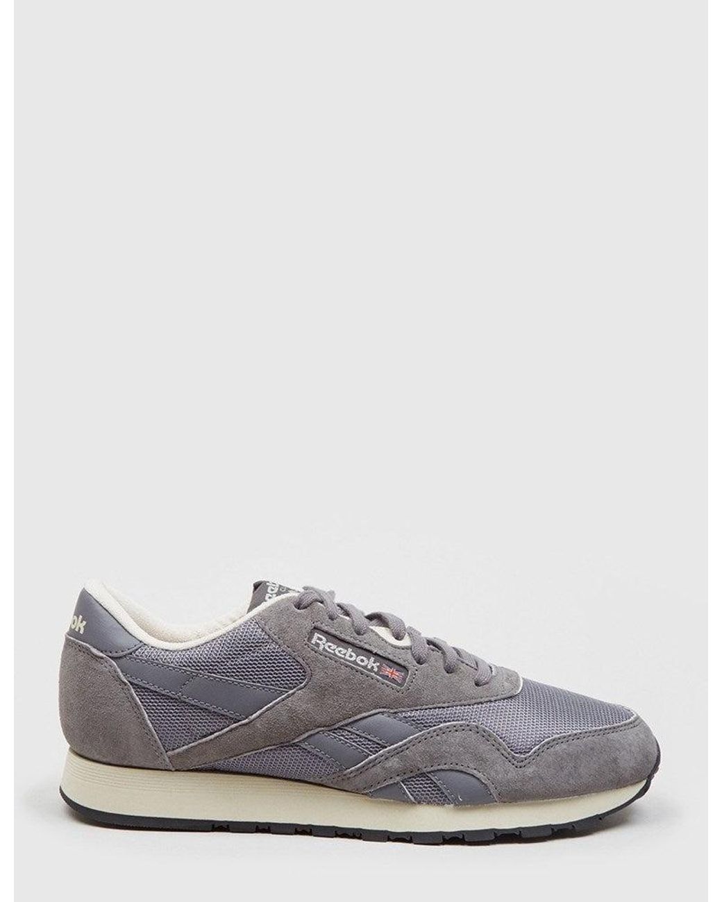 Reebok Gray Classic Nylon P Trainers (Ar1233) for men