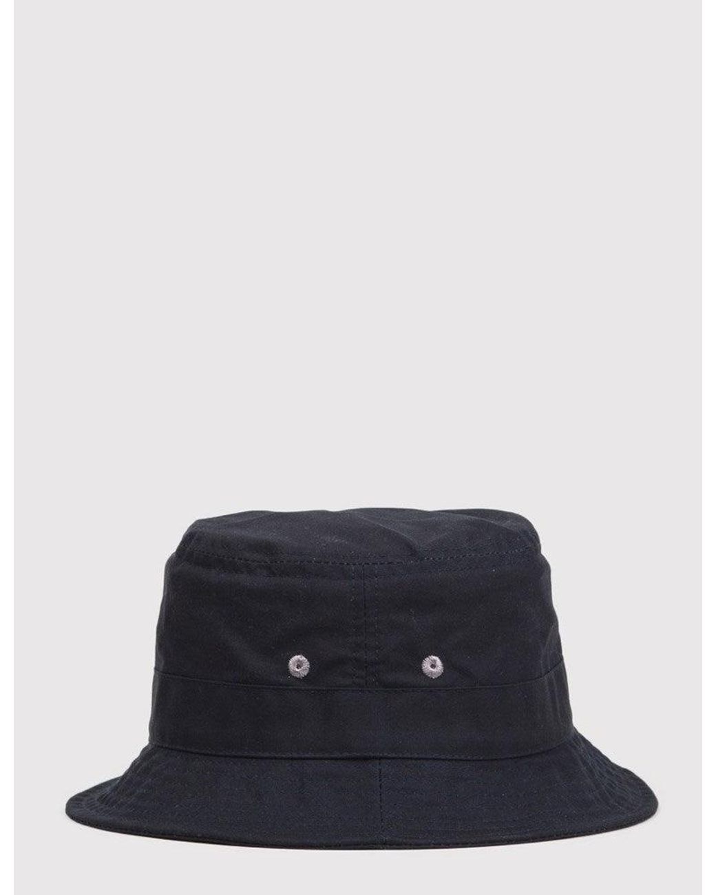 Universal Works Blue Dry Wax Bucket Hat for men