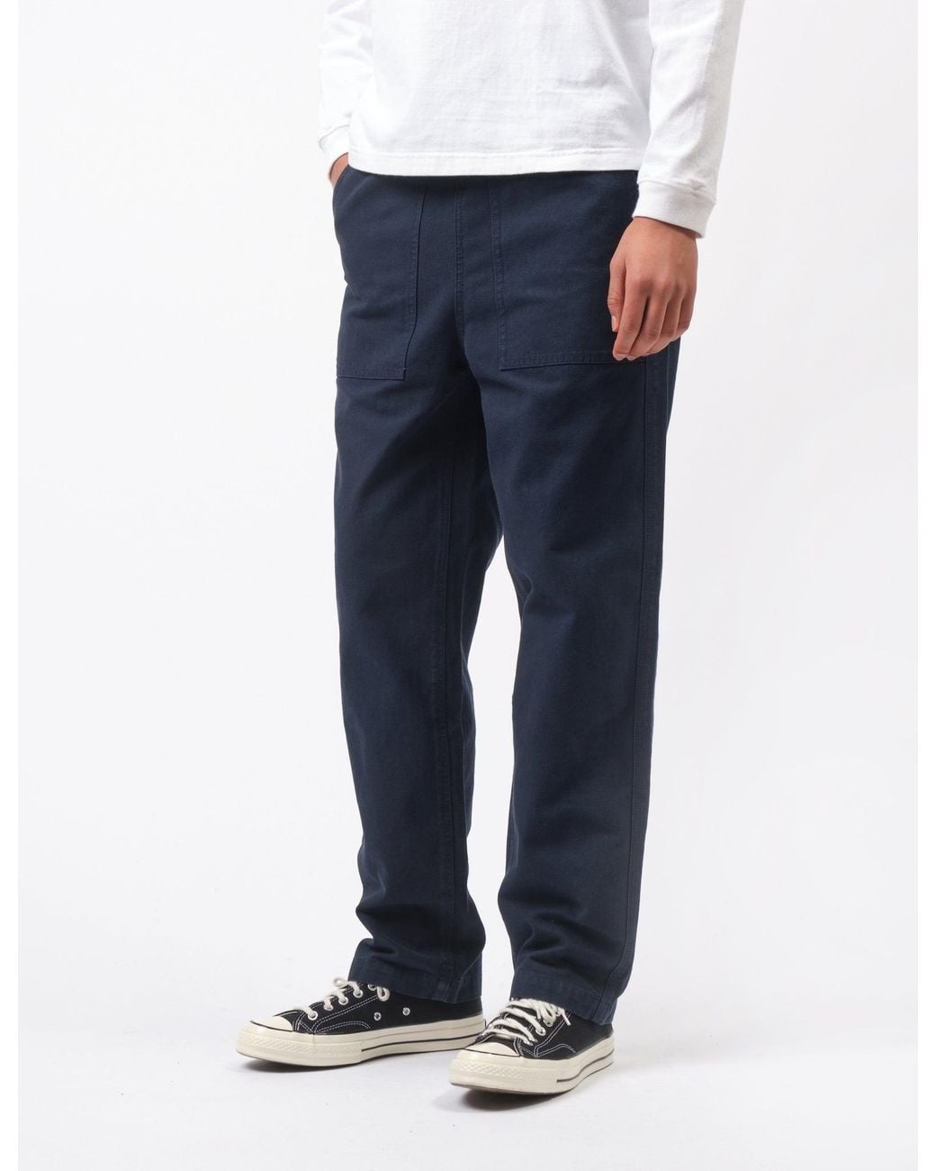 BHODE Blue Fatigue Pant Canvas for men