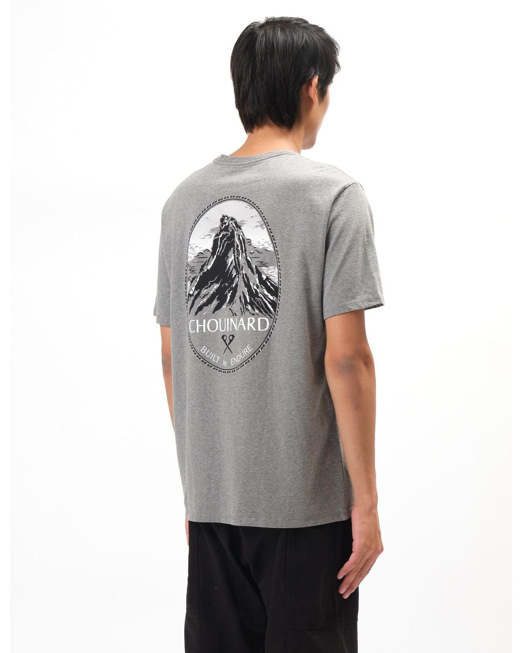 Patagonia Gray Chouinard Crest Pocket Responsibili-Tee T-Shirt for men