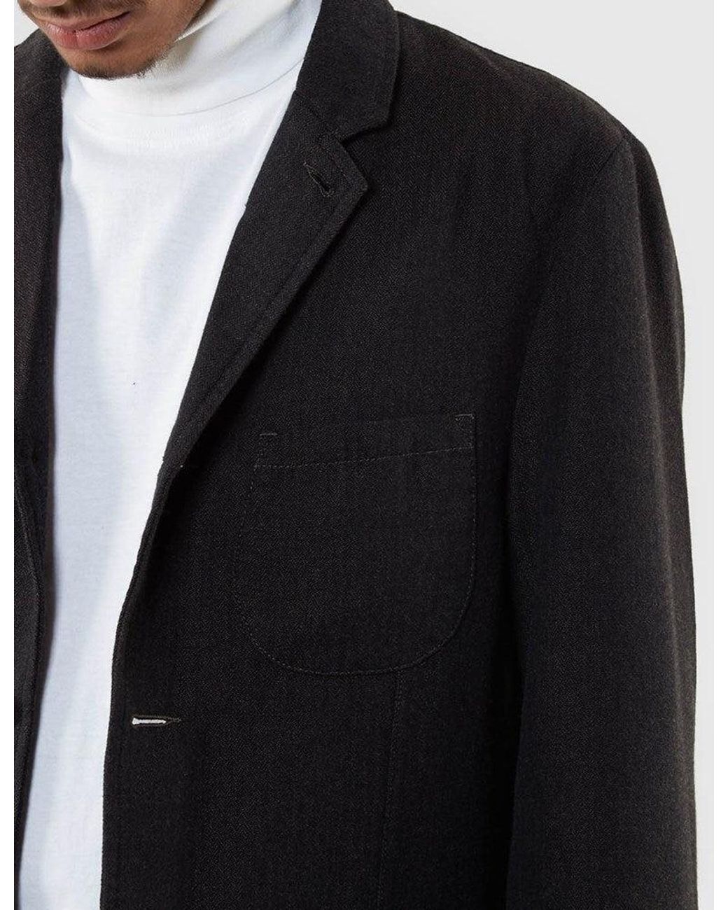 Universal Works Blue Suit Wool Jacket for men