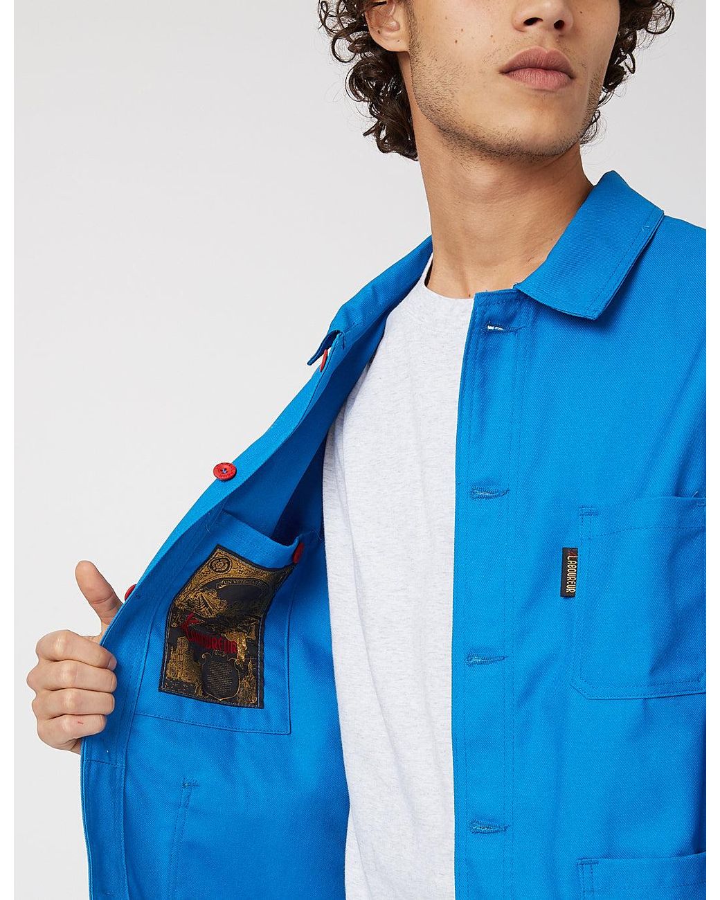 Le Laboureur Blue Work Jacket for men