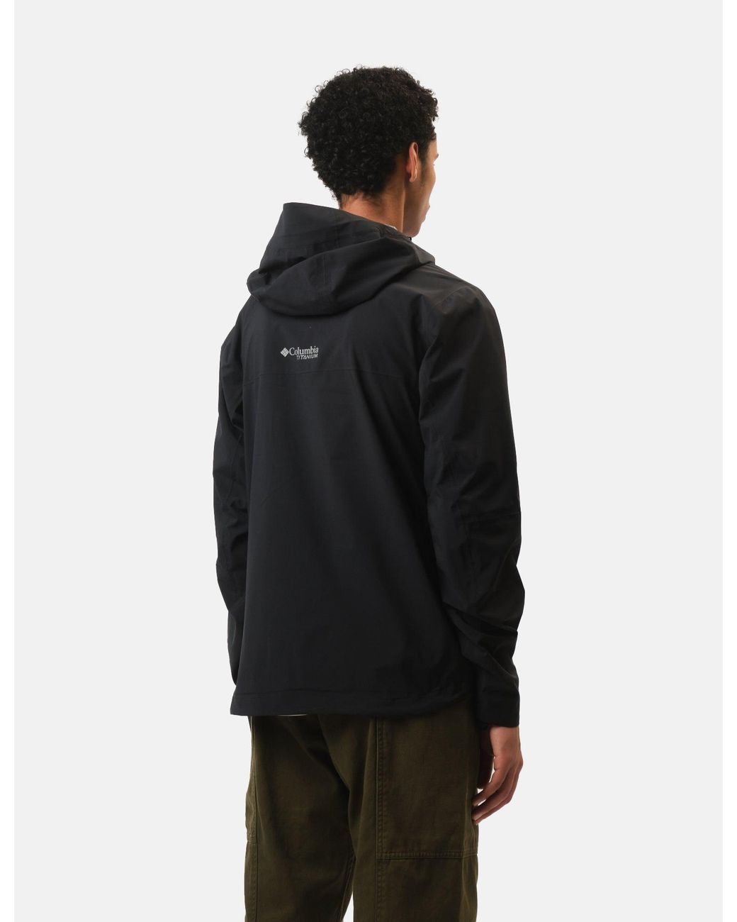 Columbia Black Ampli-Dry Ii Shell Jacket for men