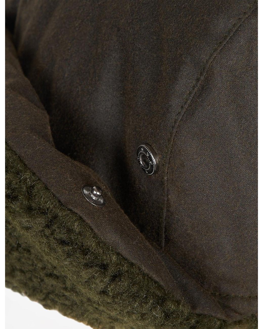 Barbour Black Morar Wax Trapper Hat for men