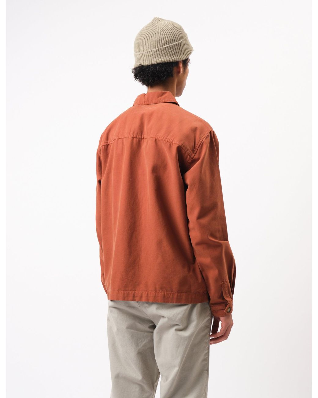 BHODE Red Hunting Overshirt Twill for men