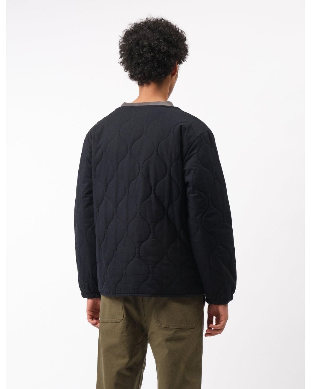 BHODE Blue Quilted Jacket for men