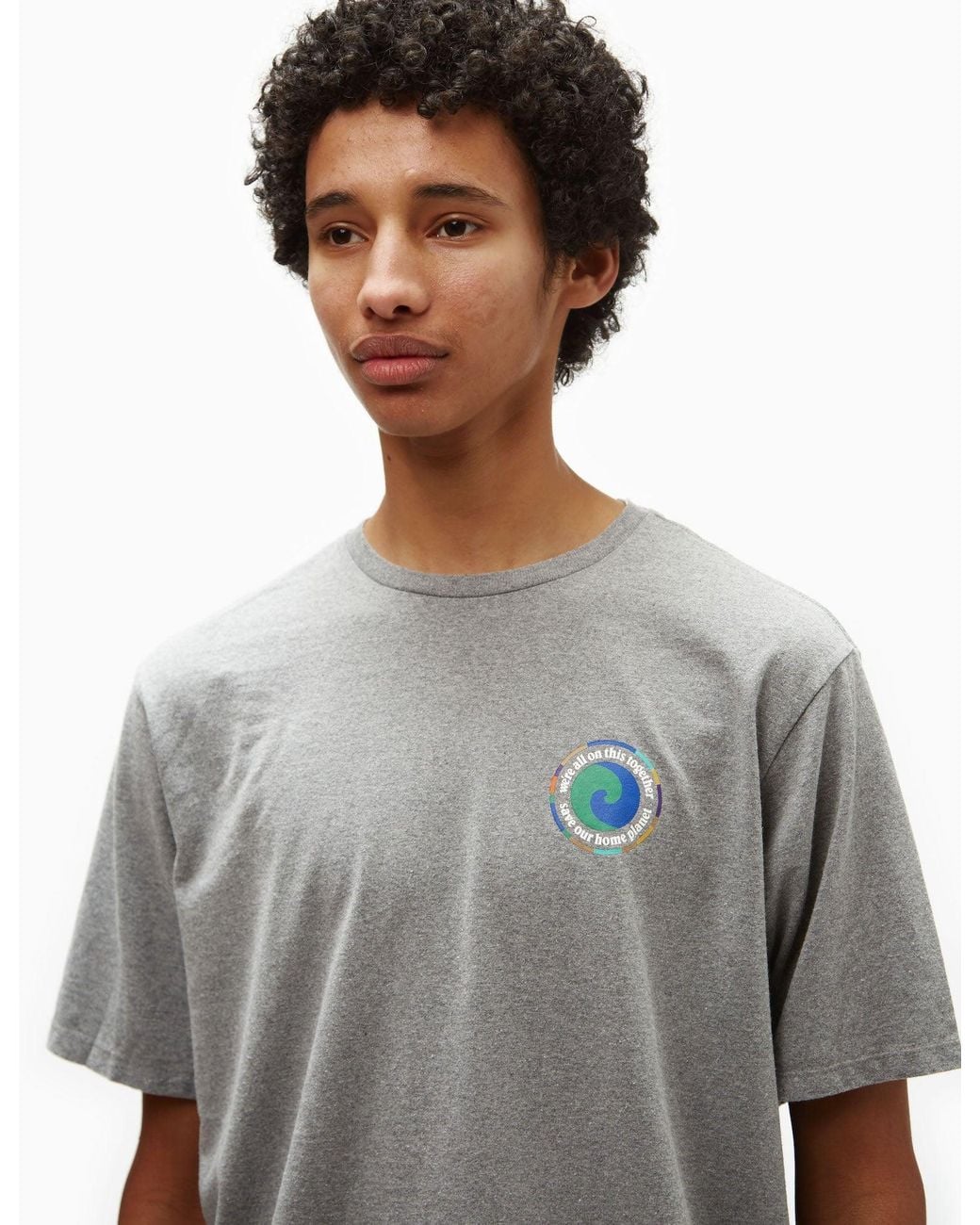 Patagonia Gray Unity Fitz Responsibili-Tee for men