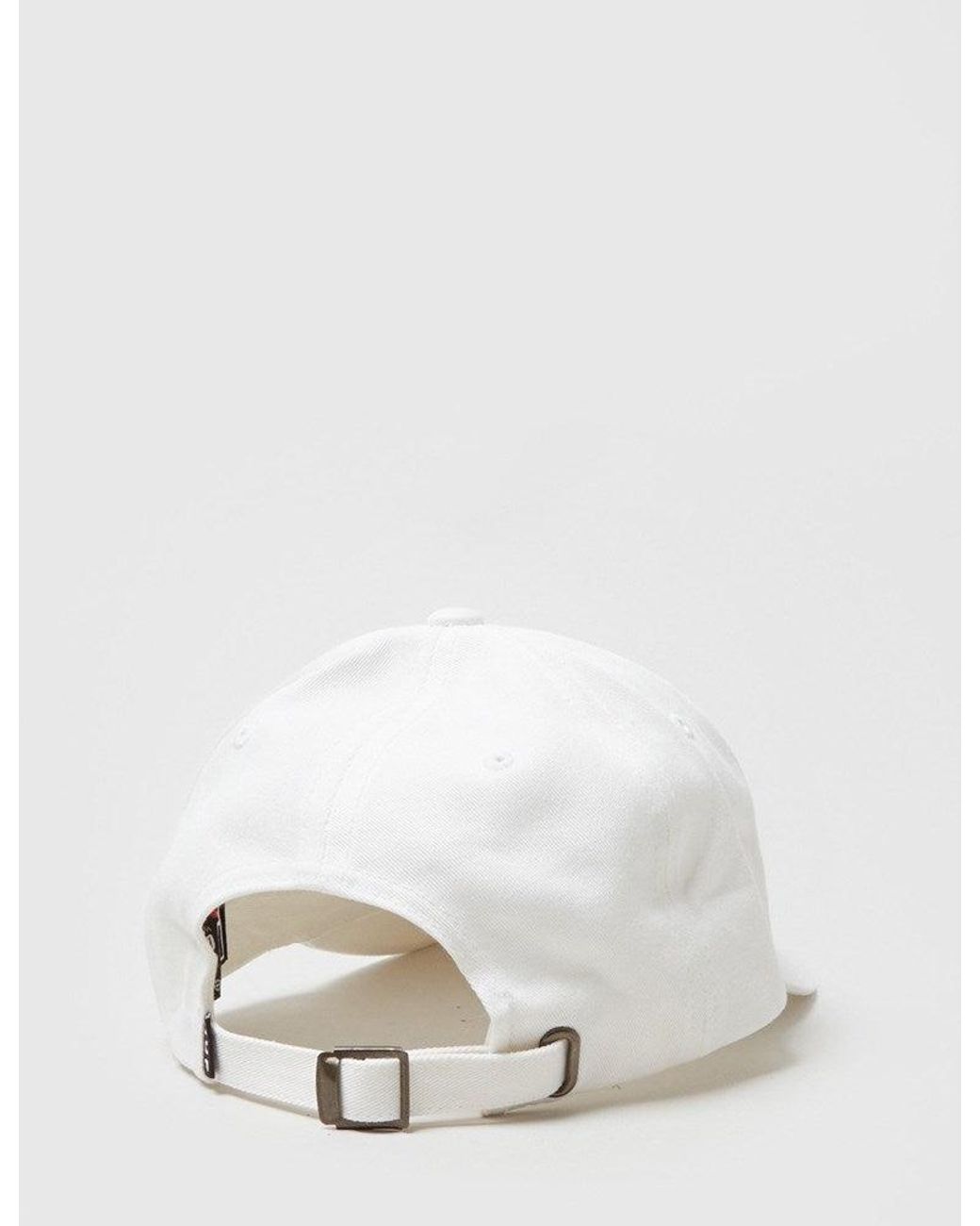 Huf White Juice Curved Visor 6 Panel Cap for men