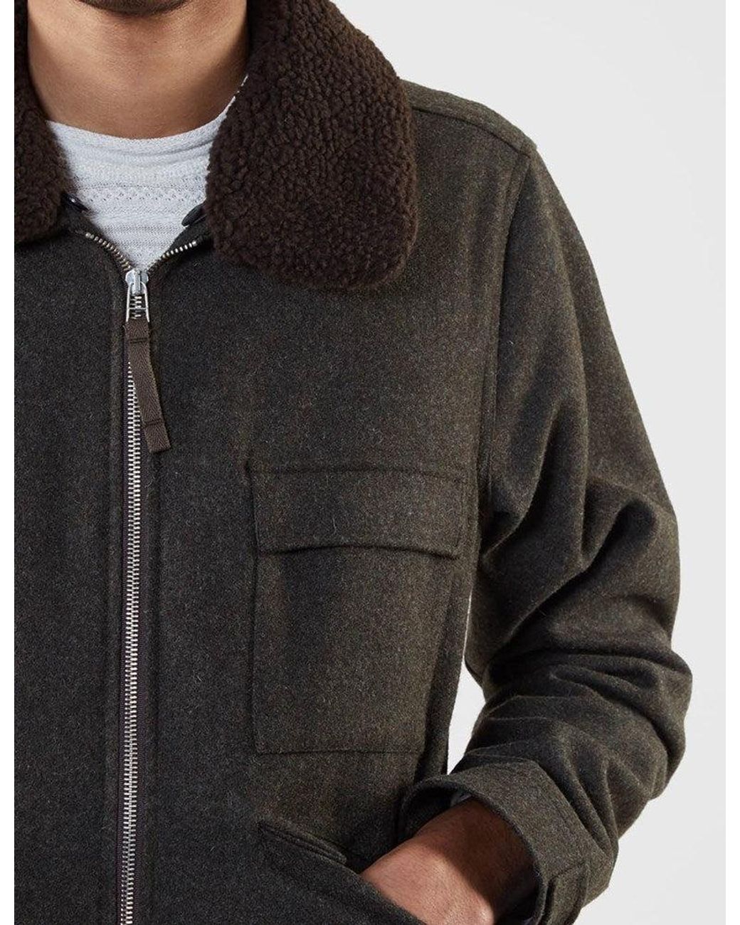 Universal Works Black Battle Jacket for men