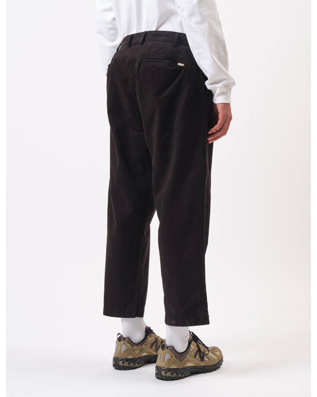 BHODE Black Two Pleat Pant for men