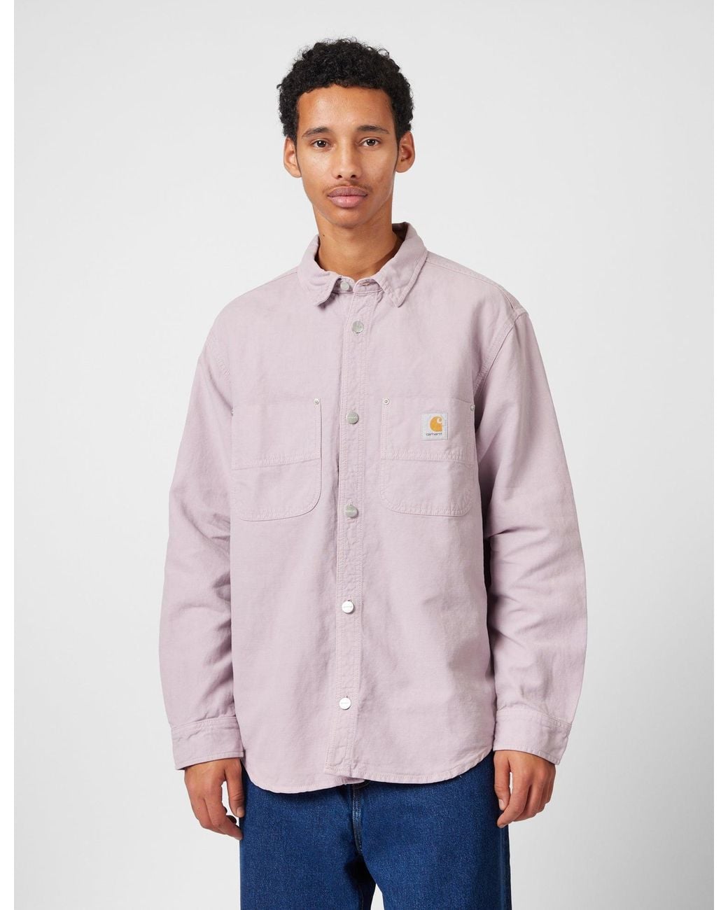 Carhartt Purple Wip Walter Over Shirt for men