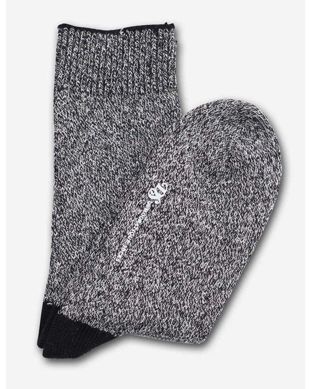 Democratique Socks Gray Democratique Twister Socks for men