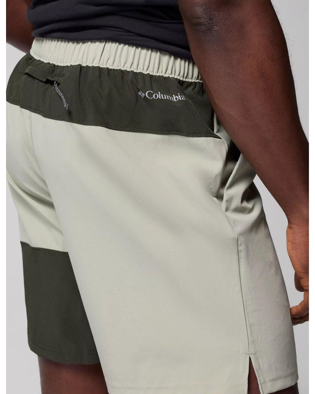 Columbia Black Hike Colour Block Shorts for men