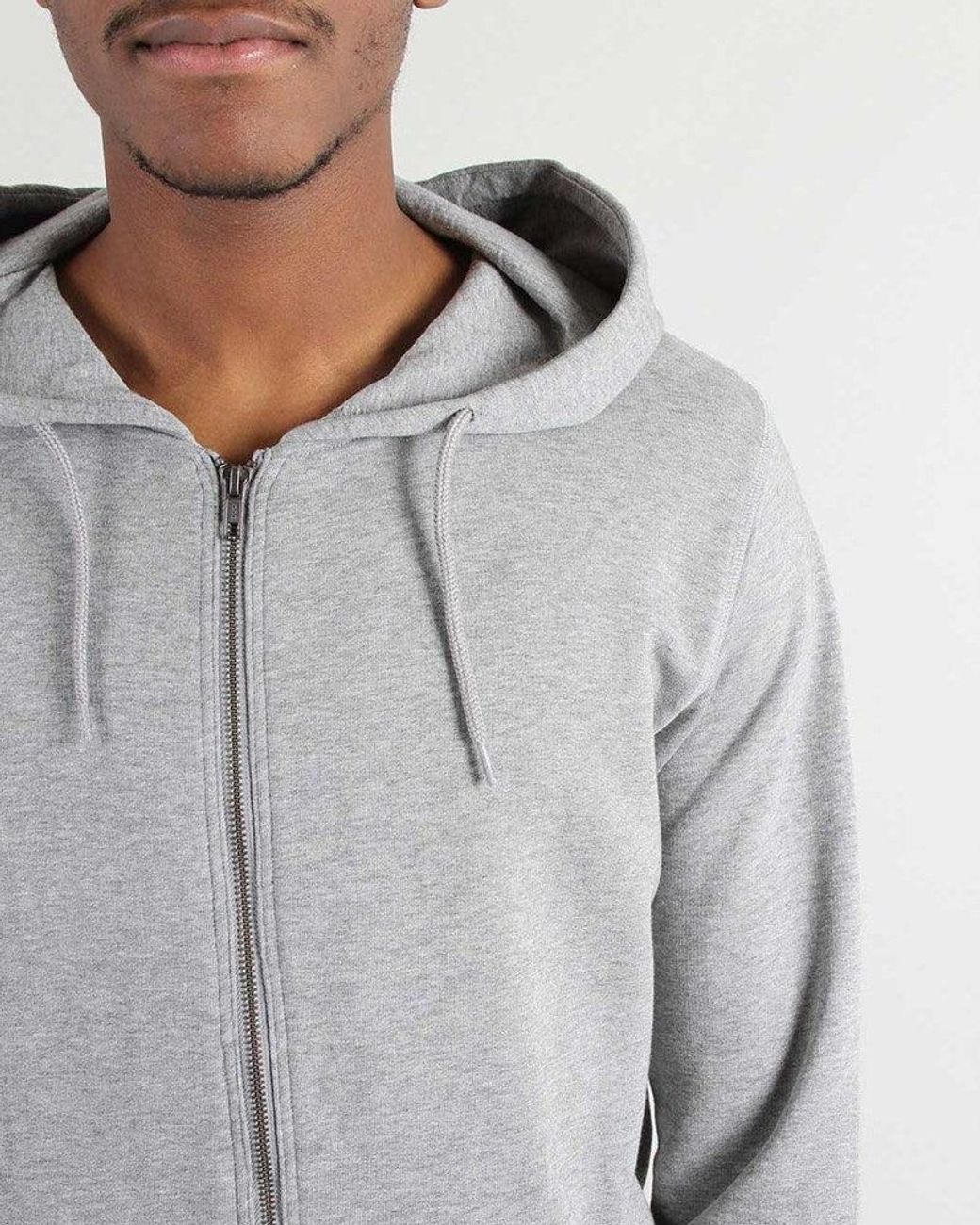 Dickies Gray Midland Zip Hooded Sweat for men