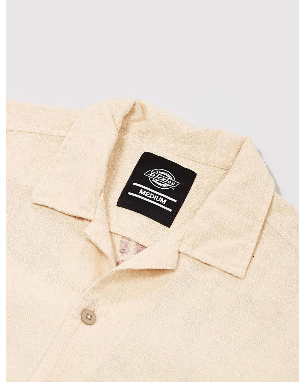 Dickies Natural Hawaiian Gardens Short Sleeve Shirt for men