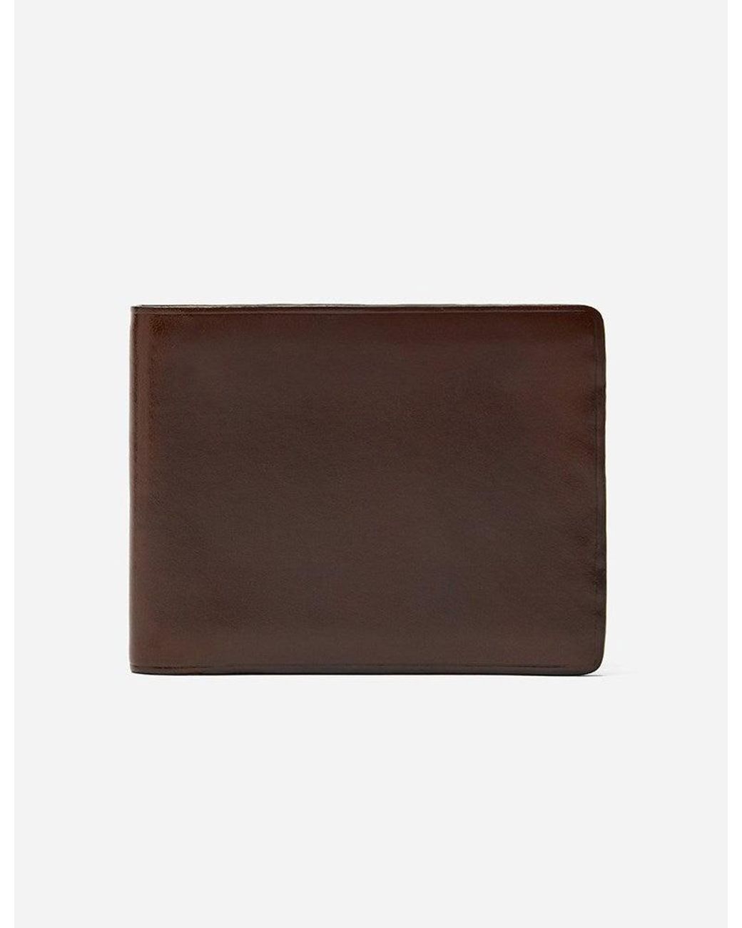 Il Bussetto Brown Bi-Fold Wallet (Leather) for men