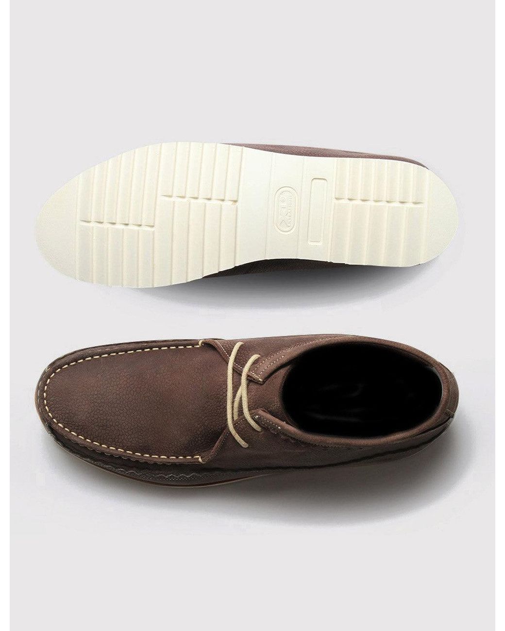 GRENSON Brown Oliver Moccasins for men