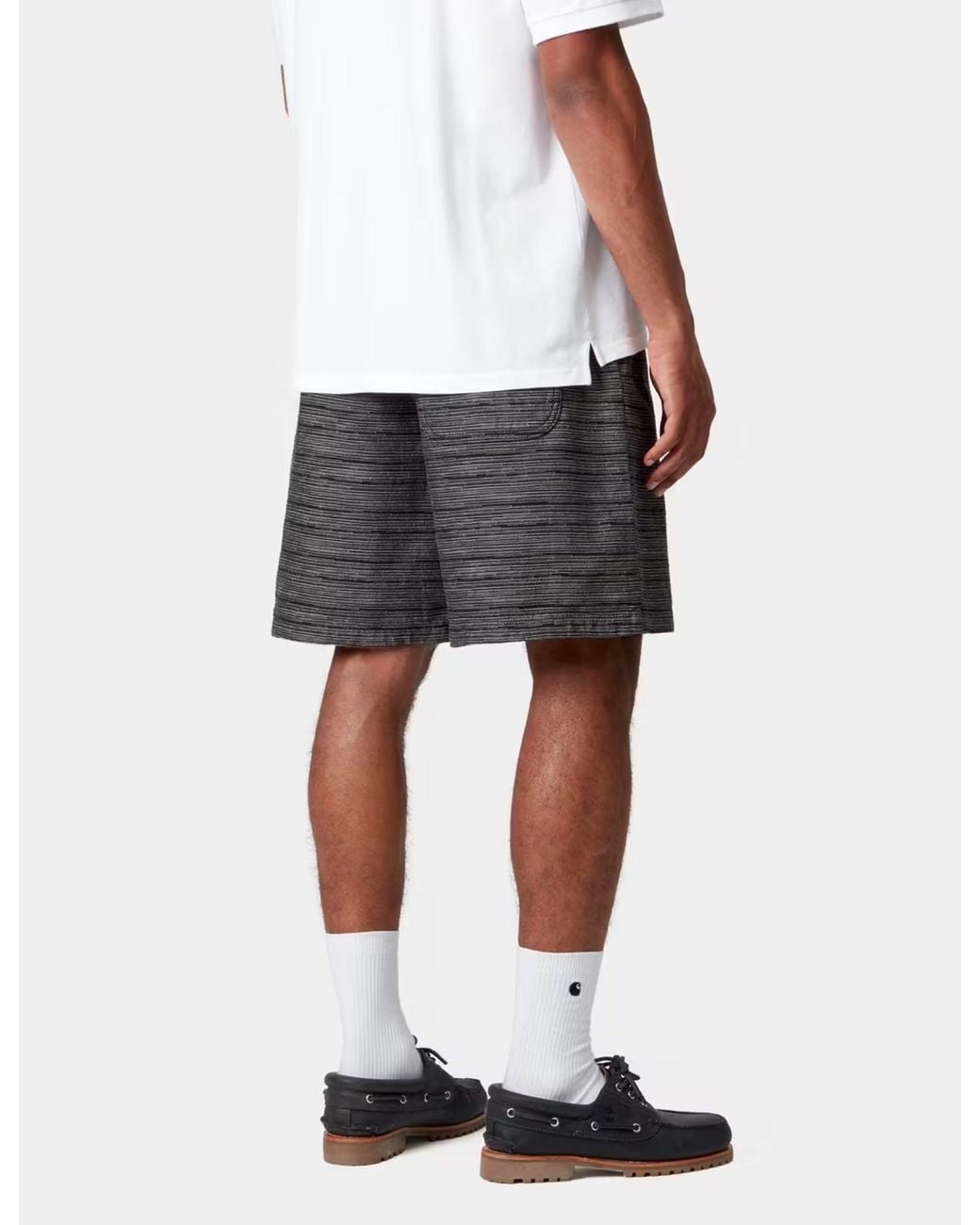 Carhartt Gray Wip Gellar Shorts (Gellar Stripe) for men