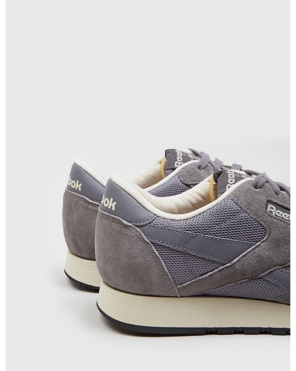Reebok Gray Classic Nylon P Trainers (Ar1233) for men