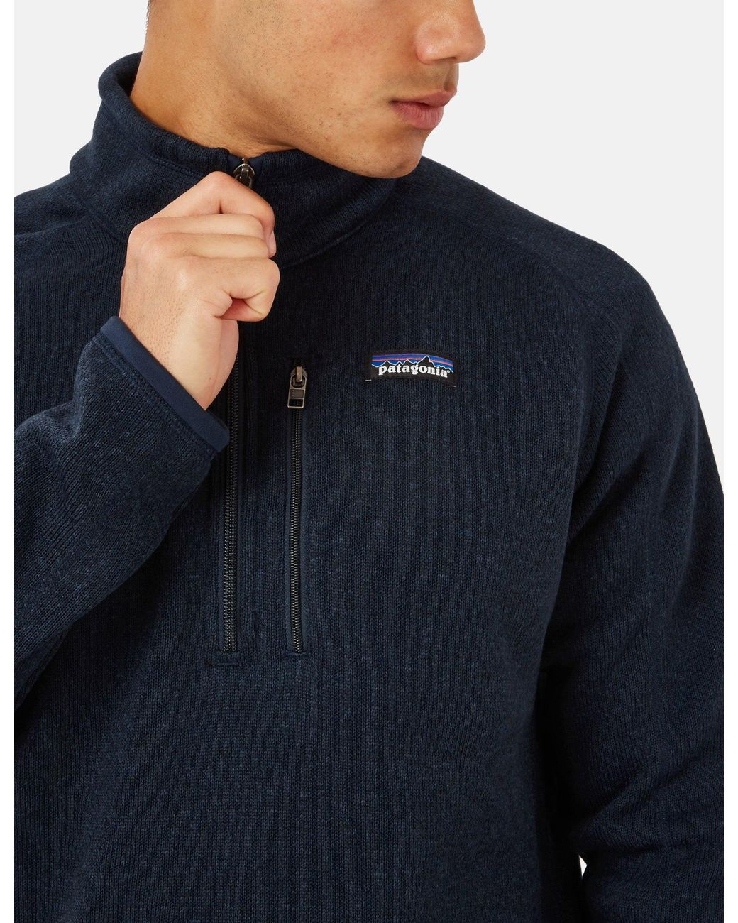 Patagonia Blue Better Sweater 1/4 Zip Fleece for men