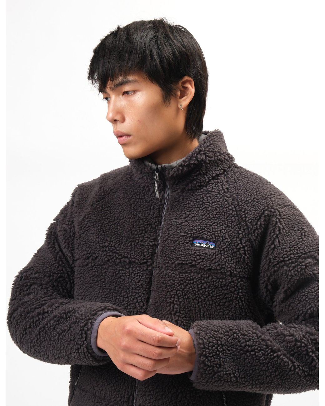 Patagonia Gray Reversible Silent Down Jacket for men