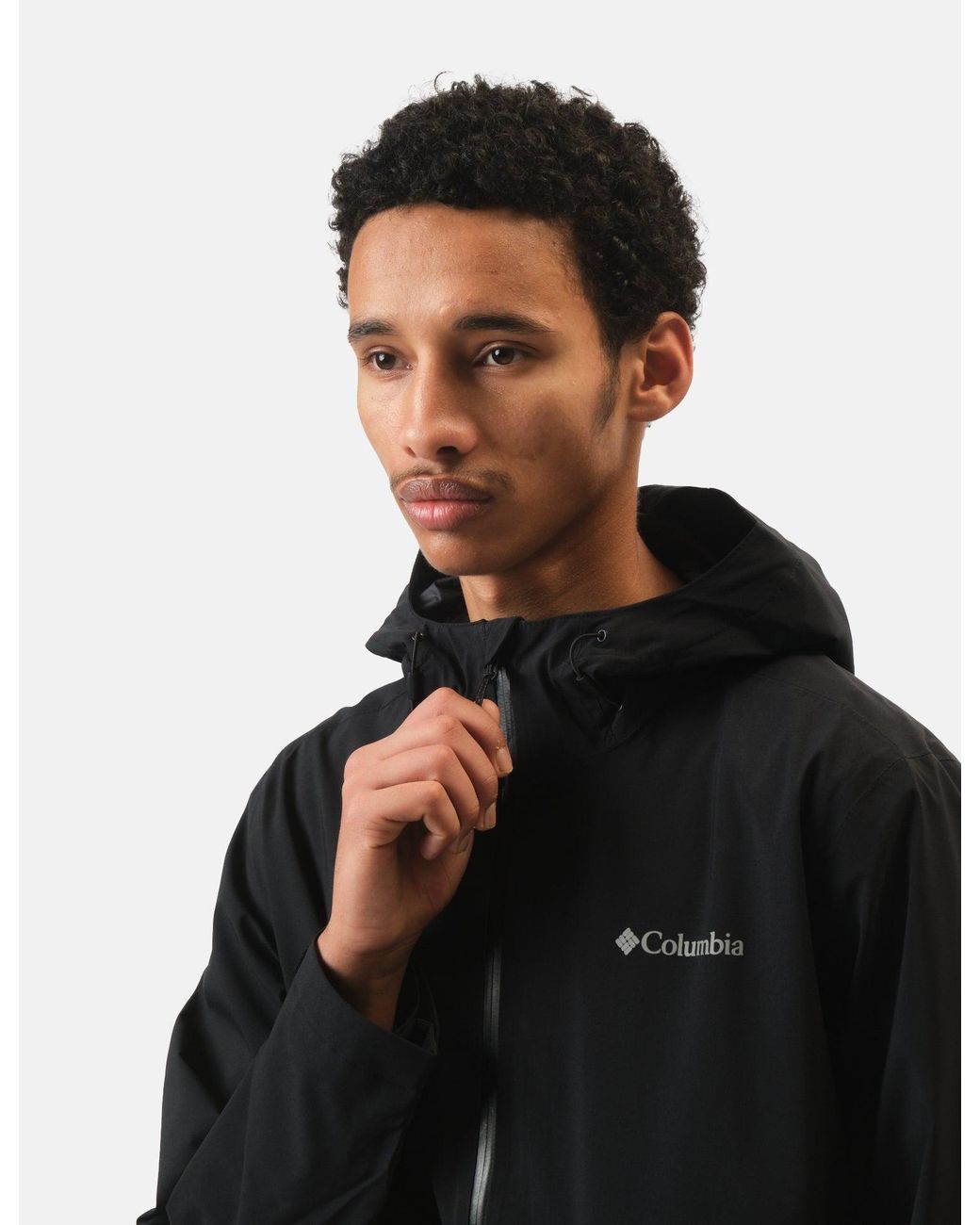 Columbia Black Ampli-Dry Ii Shell Jacket for men