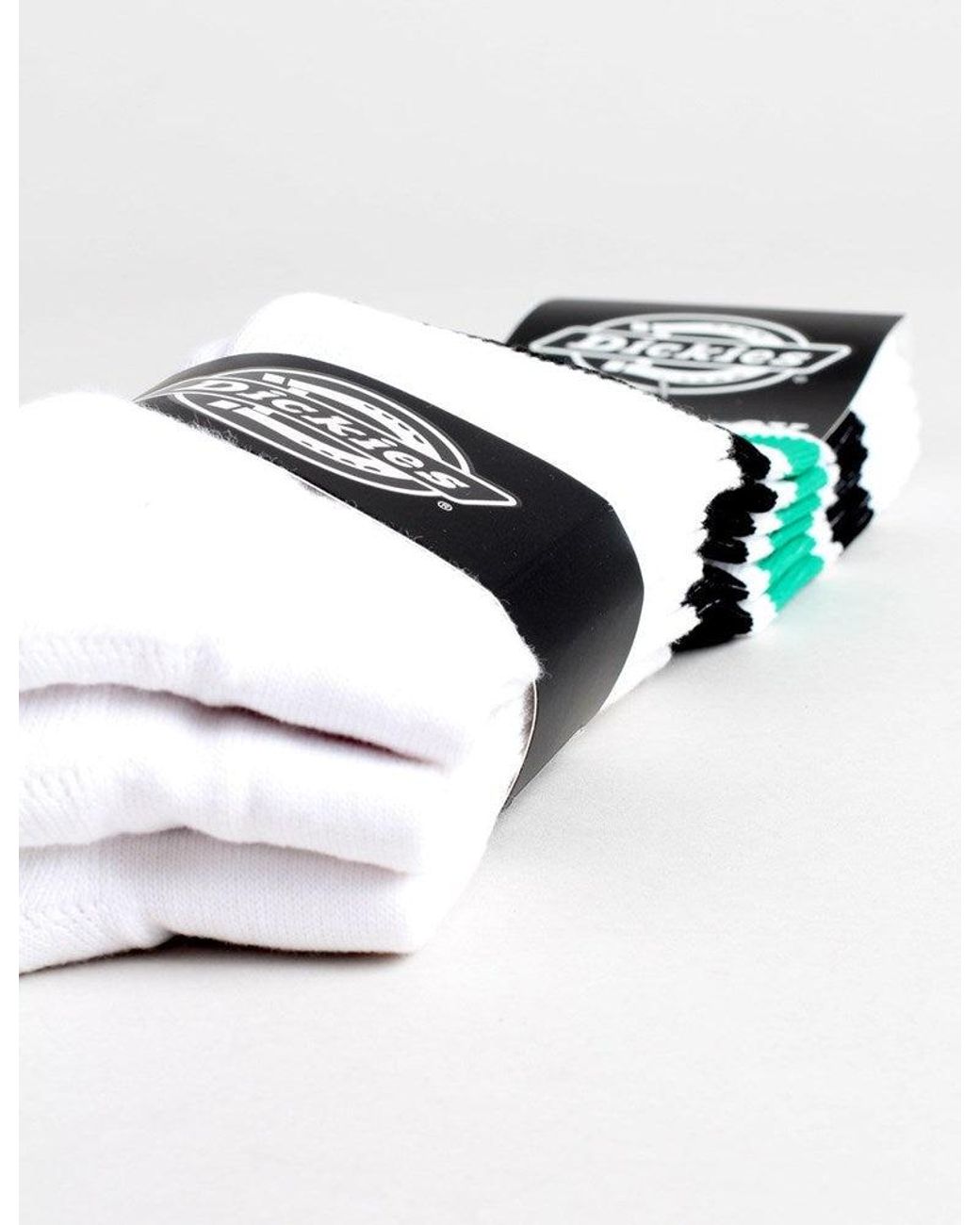 Dickies White Atlantic City Socks 3-Pack for men