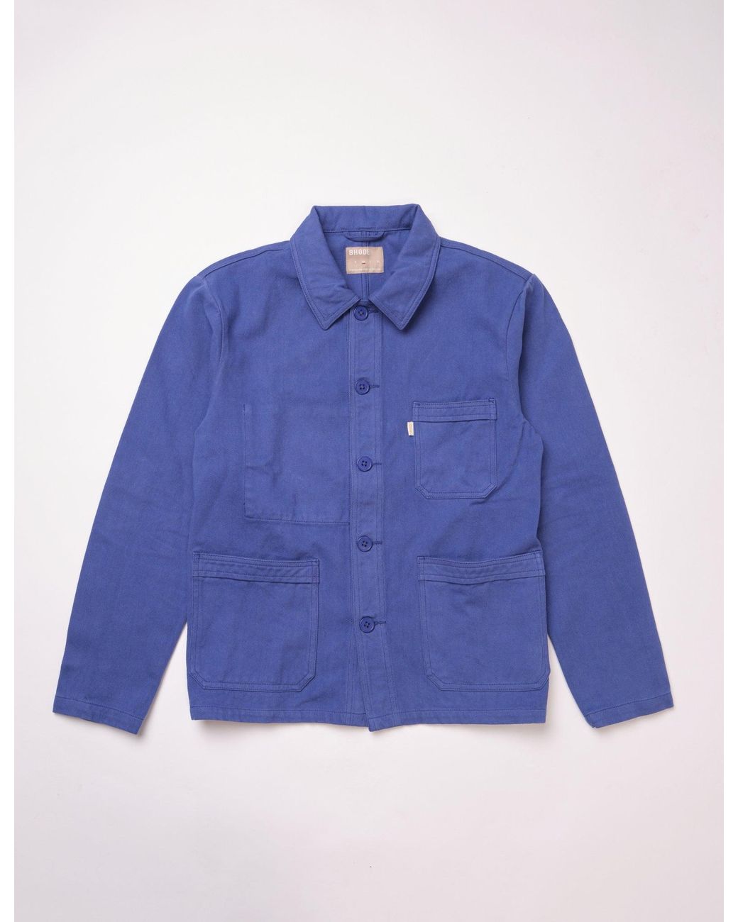 BHODE Blue French Chore Jacket Mk.Ii for men