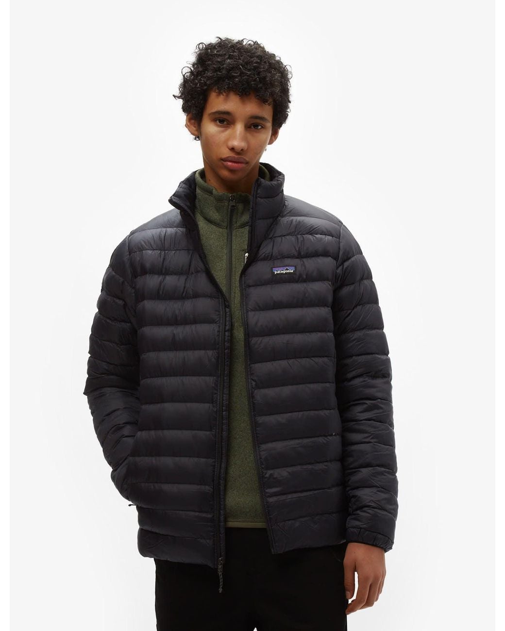 Patagonia Black Down Sweater Jacket for men