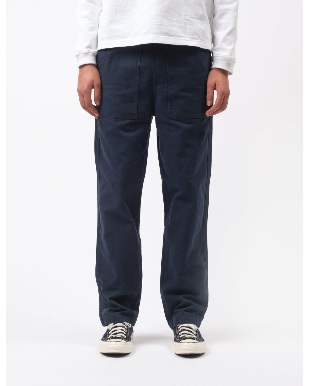 BHODE Blue Fatigue Pant Canvas for men