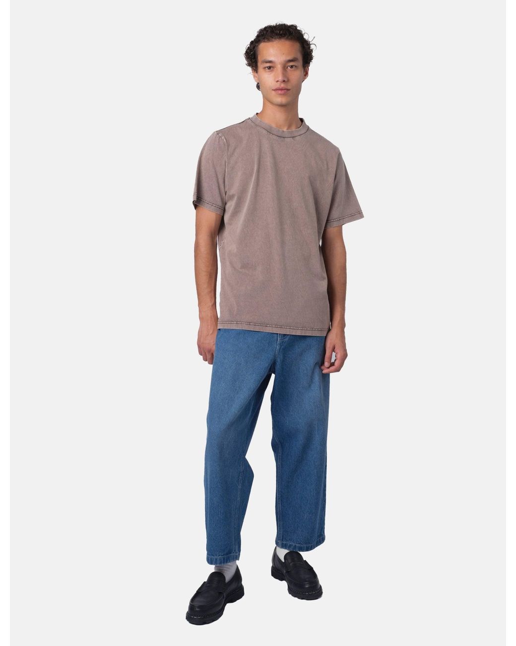 BHODE Gray Pigment Dyed T-Shirt for men