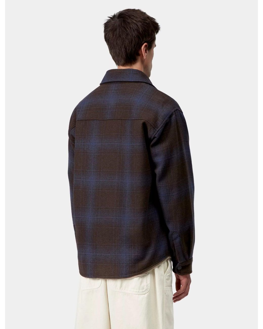Carhartt Blue Wip Brennan Check Shirt Jacket for men