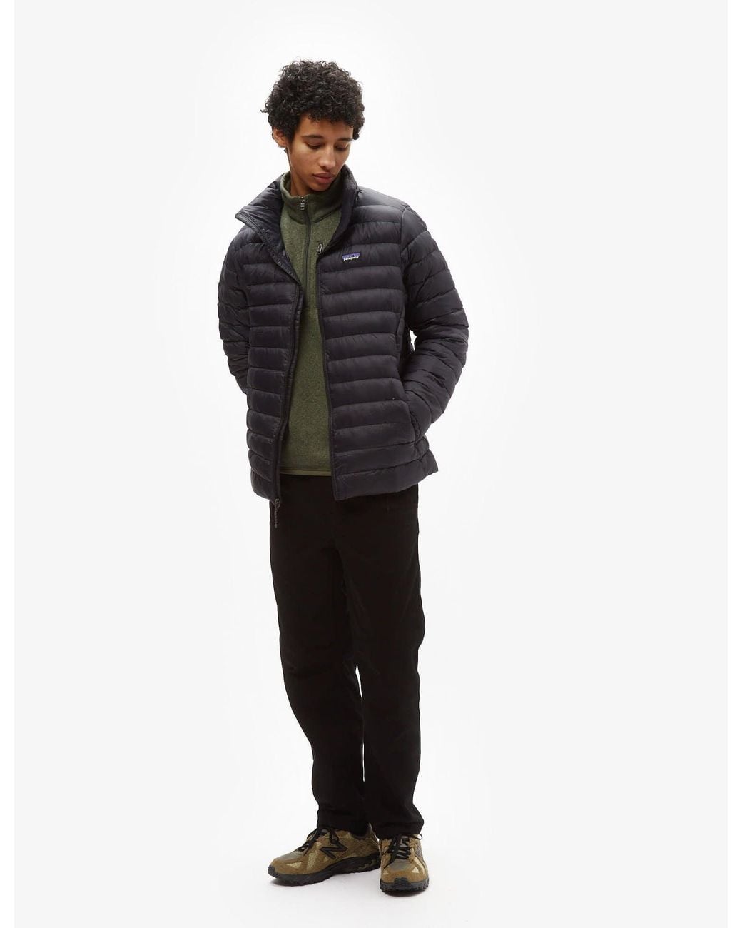 Patagonia Black Down Sweater Jacket for men